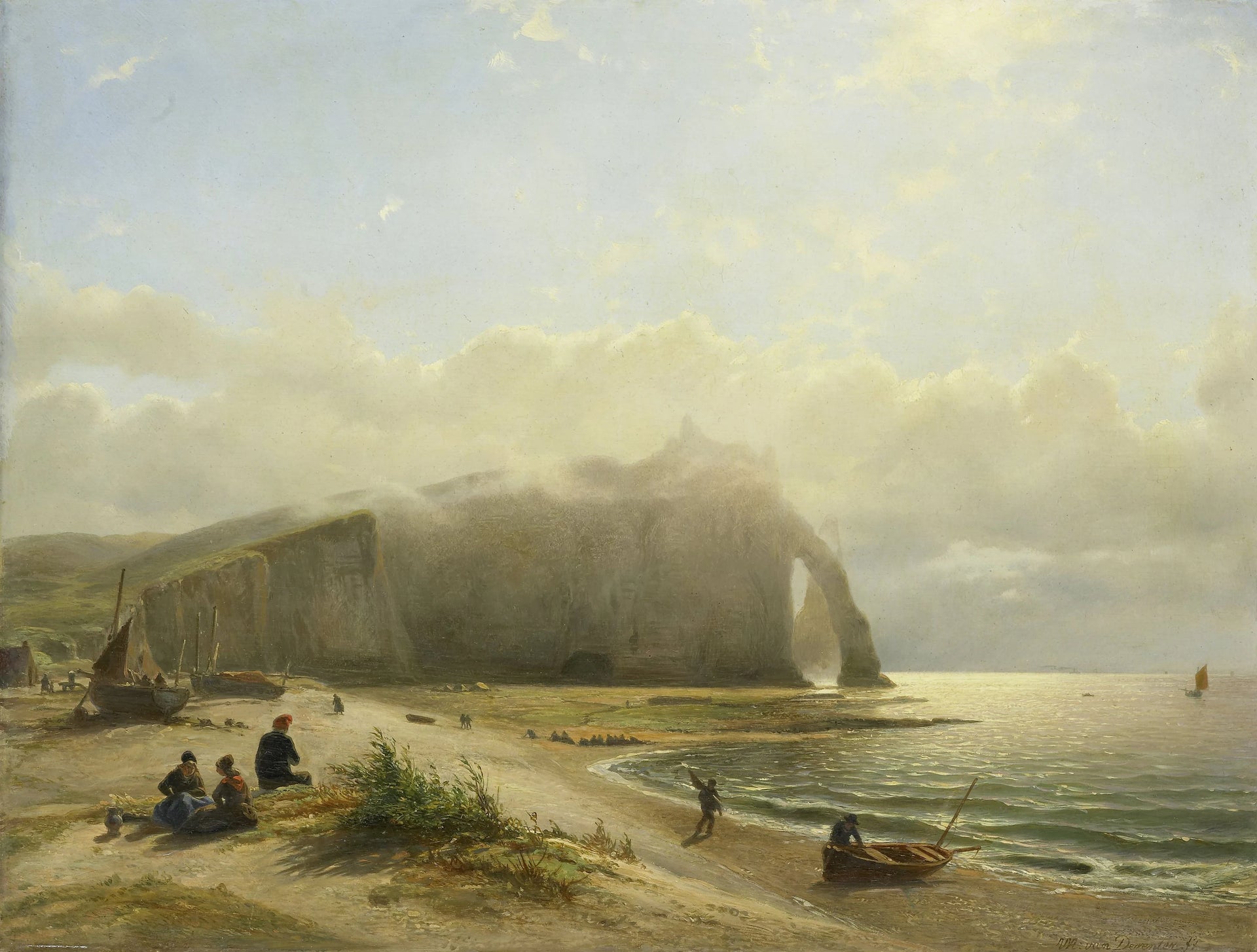 Paysage marin sur la côte - Willem Antonie van Deventer