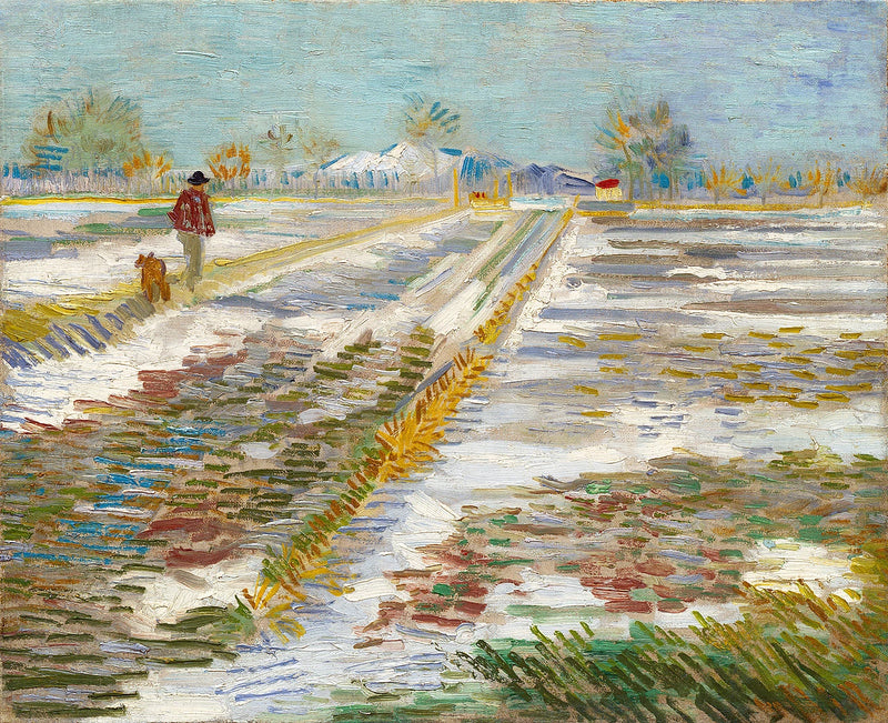Snölandskap - Vincent van Gogh