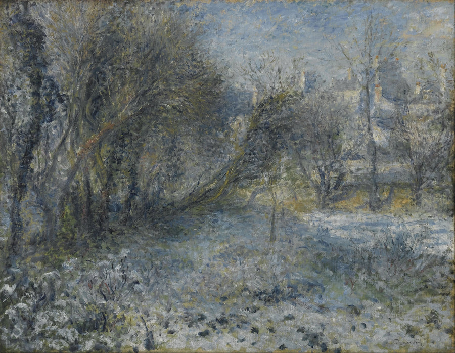Snölandskap - Pierre-Auguste Renoir
