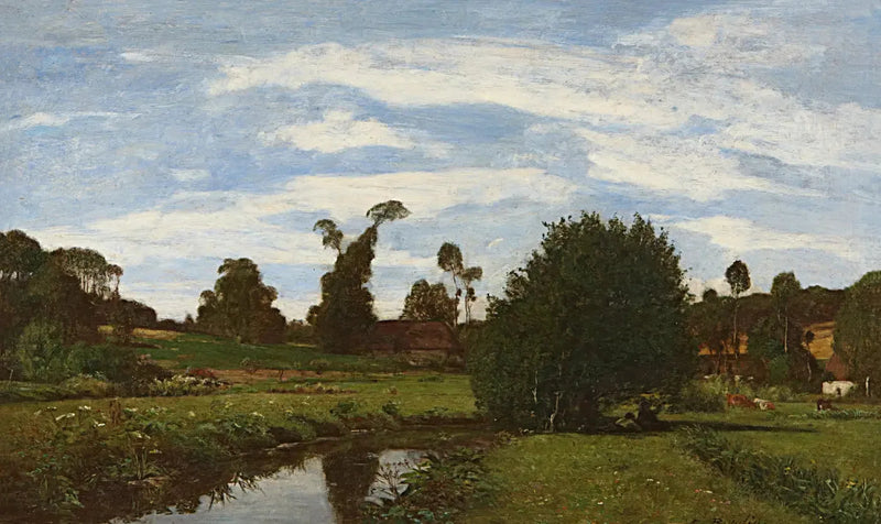 Normand landskap - Eugène Boudin