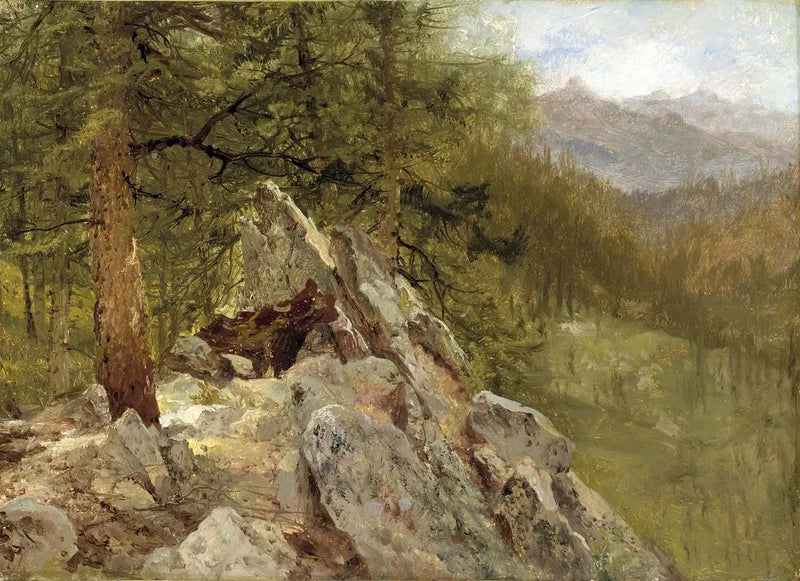Västlandskap - John Frederick Kensett