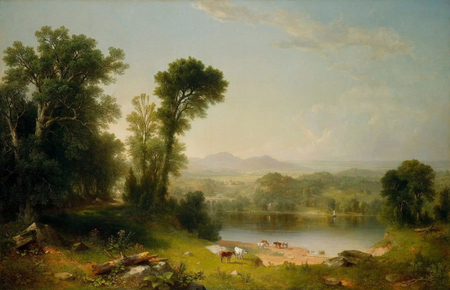 Pastoralt landskap - Asher Brown Durand