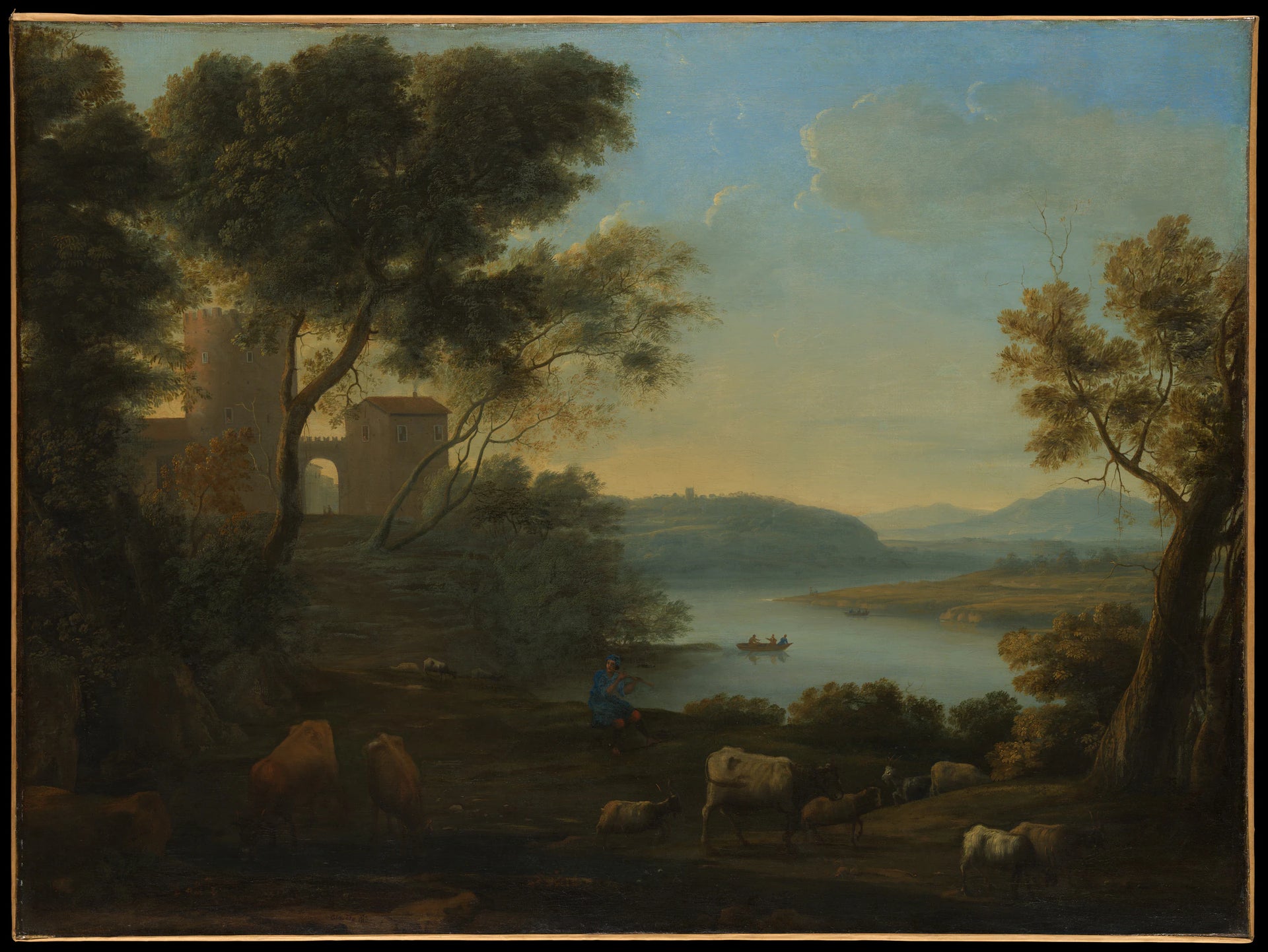Paysage pastoral : La Campagne romaine - Claude Lorrain (Claude Gellée)