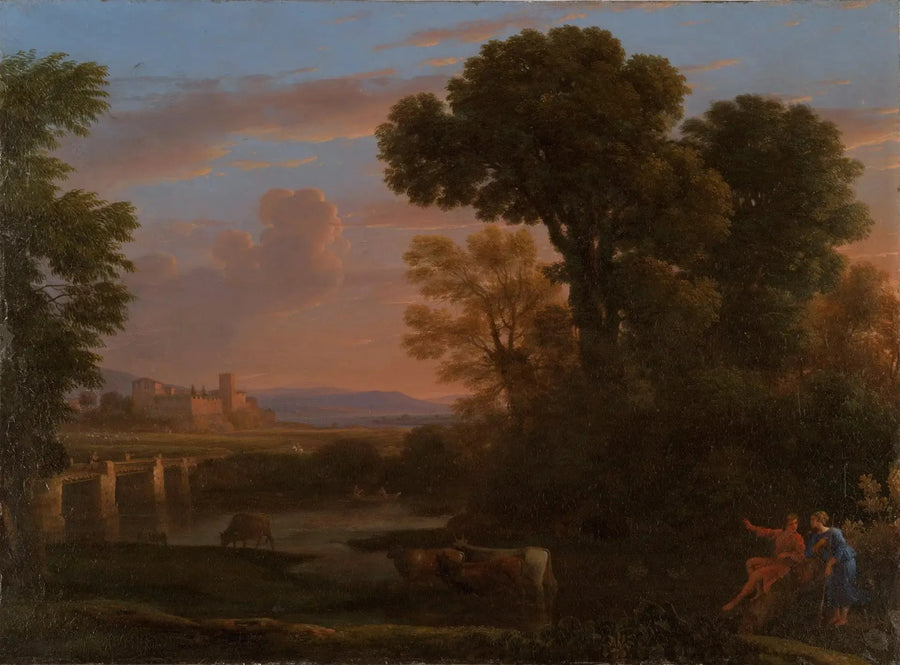 Pastoralt landskap - Claude Lorrain