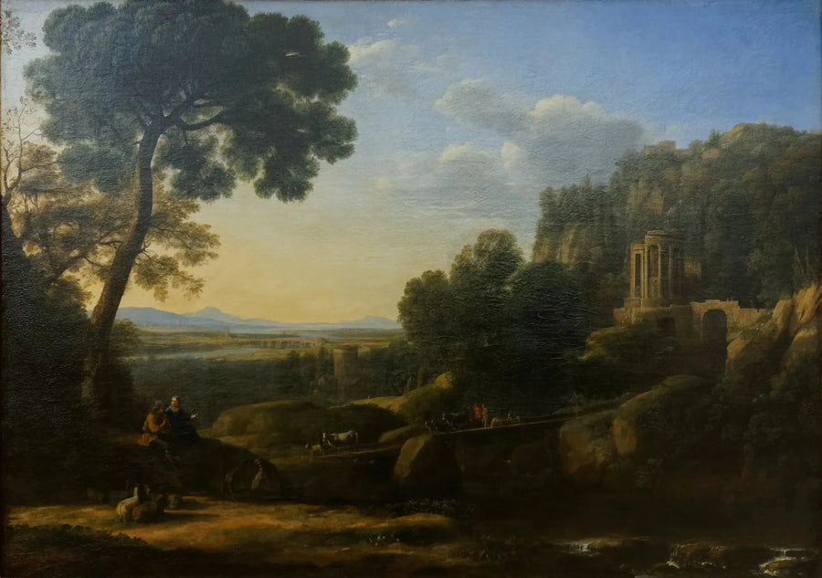 Pastoralt landskap - Claude Lorrain