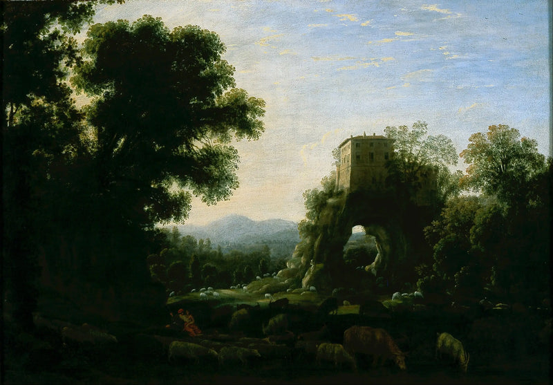 Pastoralt landskap - Claude Lorrain
