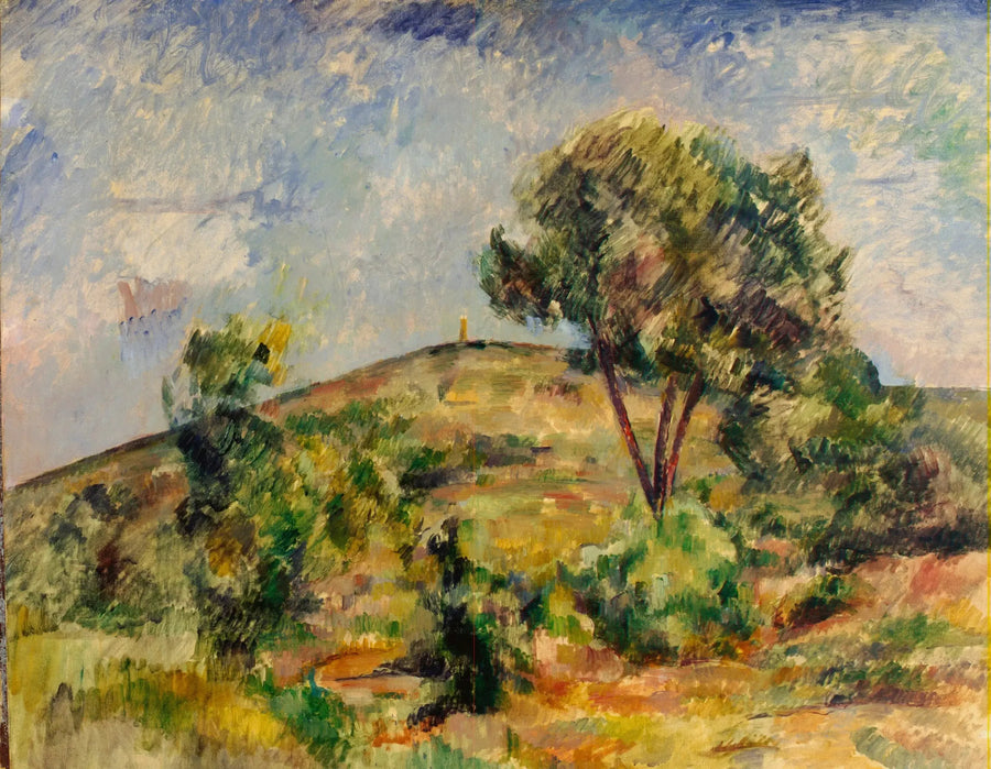 Landskap nära Aix med Césars torn - Paul Cézanne
