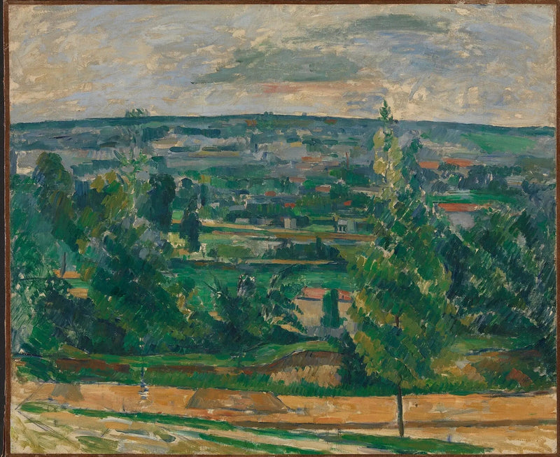 Landskap nära Melun - Paul Cézanne