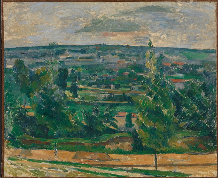 Landskap nära Melun - Paul Cézanne