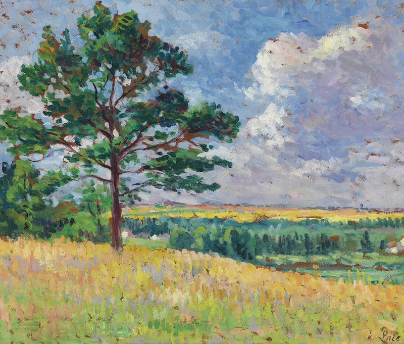 Landskap nära Méréville - Maximilien Luce