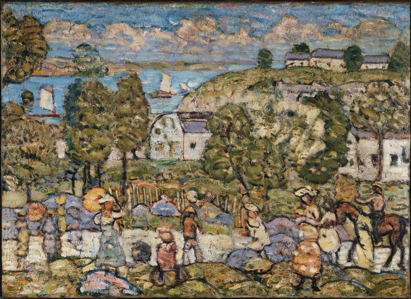 Landskap nära Nahant - Maurice Prendergast