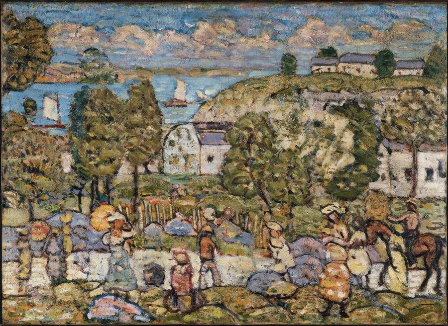 Landskap nära Nahant - Maurice Prendergast
