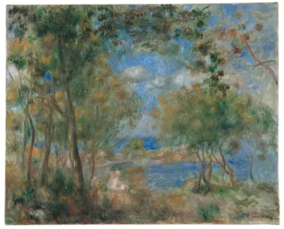 Landskap nära Noirmoutier - Pierre-Auguste Renoir