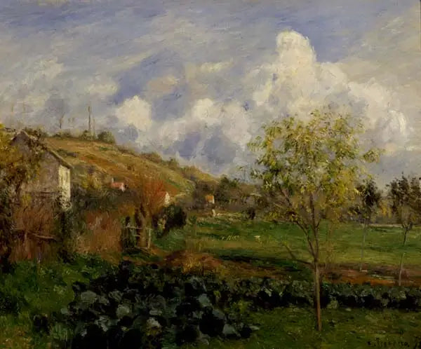 Landskap nära Pontoise - Camille Pissarro