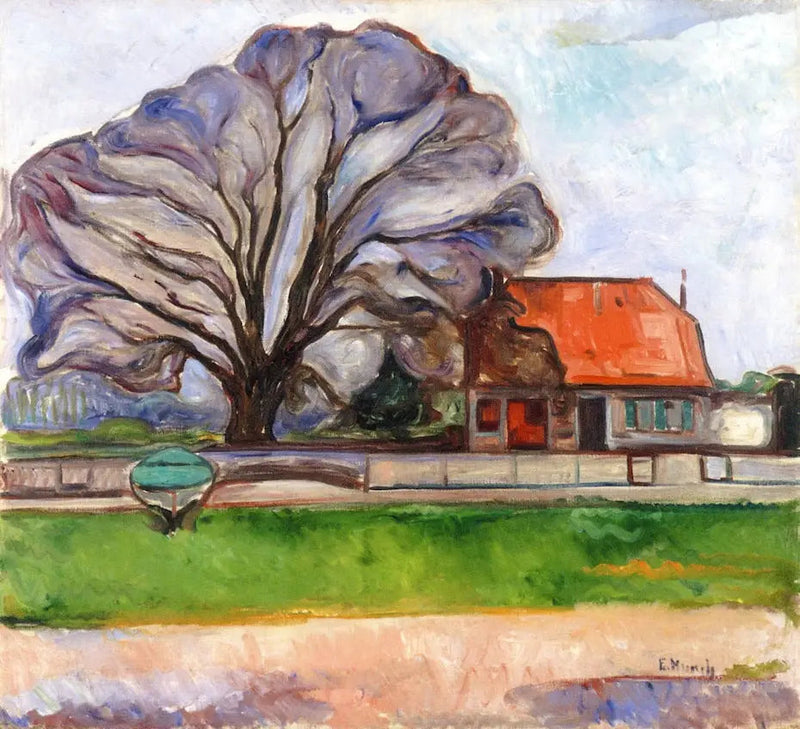 Landskap nära Travemünde - Edvard Munch