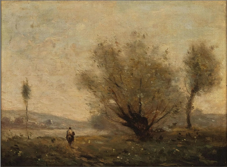 Landskap nära Ville d'Avray - Jean-Baptiste Camille Corot
