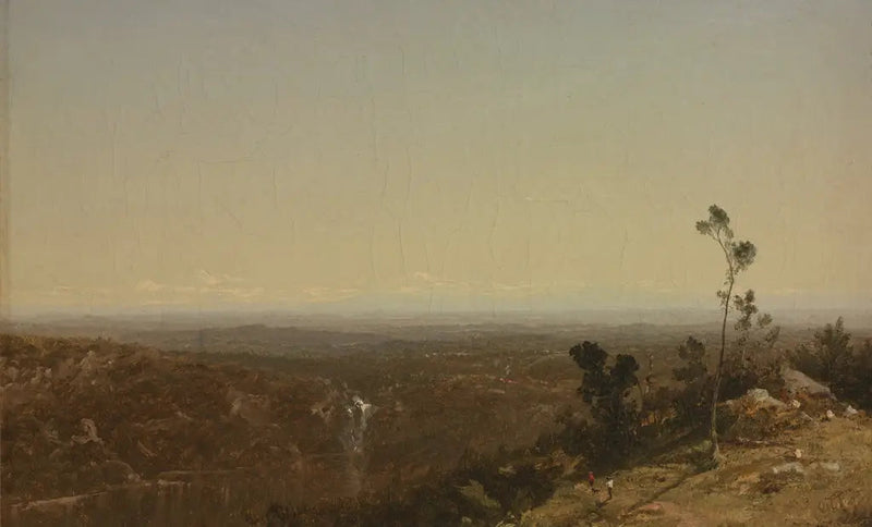 Landskap, floden Genesee - John Frederick Kensett