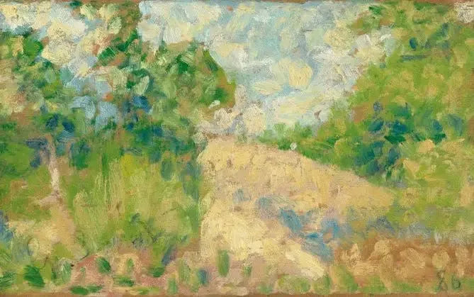 Rosa landskap - Georges Seurat