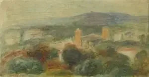 Landskap, Saint-Paul de Vence - Pierre-Auguste Renoir