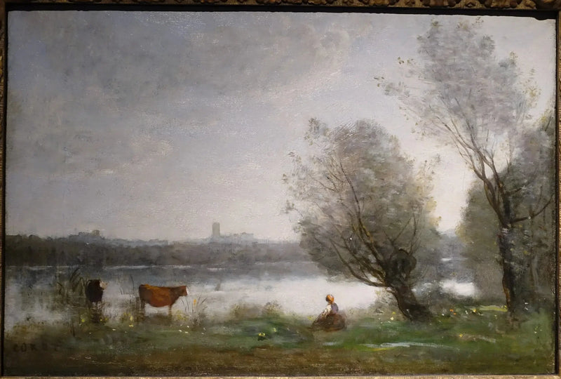 Obehandlat landskap - Jean-Baptiste Camille Corot
