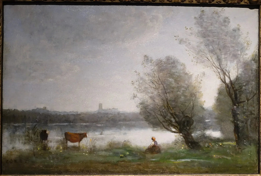 Obehandlat landskap - Jean-Baptiste Camille Corot