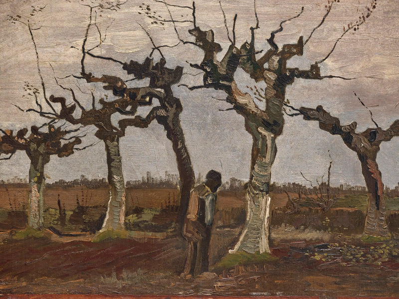 Landskap med pollarderpil - Vincent van Gogh