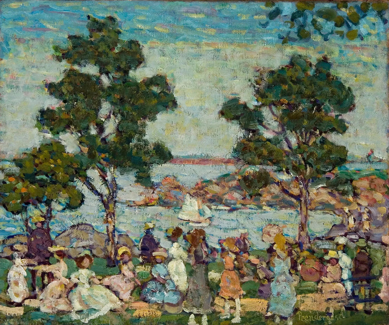 Landskap (parkscen) - Maurice Prendergast