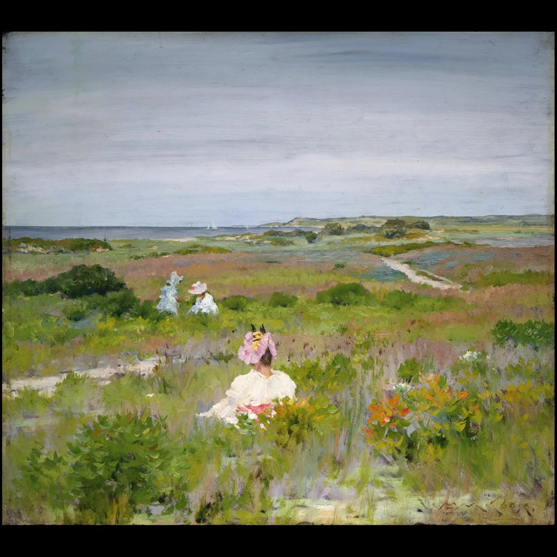 Landskap - Shinnecock, Long Island - William Merritt Chase