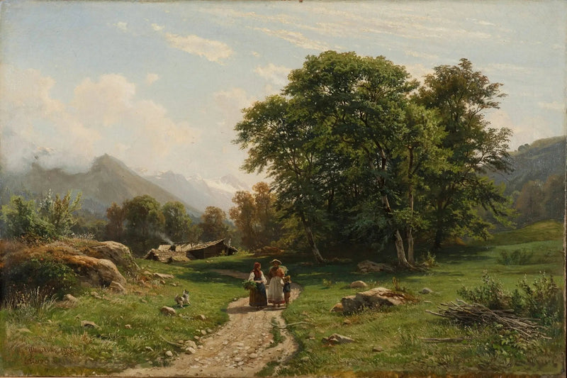 Schweiziskt landskap - Ivan Chichkine