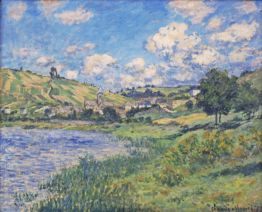 Landskap. vétheuil W526 - Claude Monet