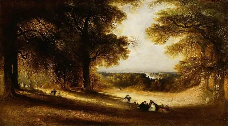 Landskap: Utsikt i Richmondparken - John Martin