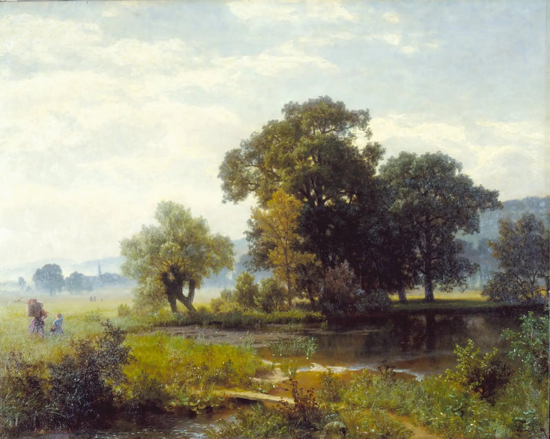Västfaliskt landskap - Albert Bierstadt