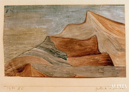 Paysages du Sud, 1933 - Paul Klee - Reproductions de tableaux et peintures haut de gamme