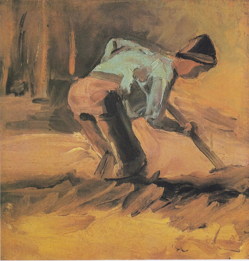 Bonde som gräver - Vincent van Gogh