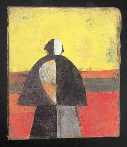 Bonde på fälten - Kazimir Malevich