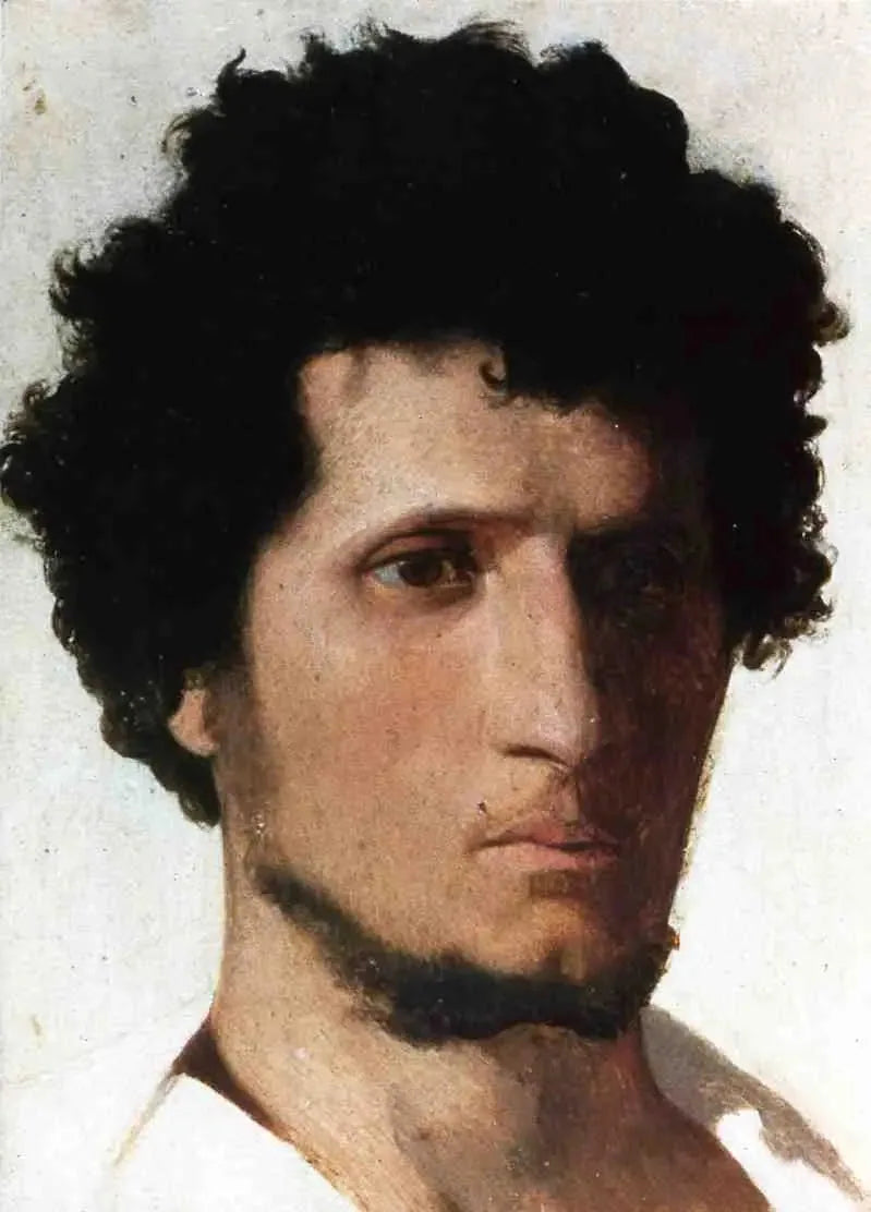Bond från den romerska landsbygden, framifrån - Jean-Léon Gérôme