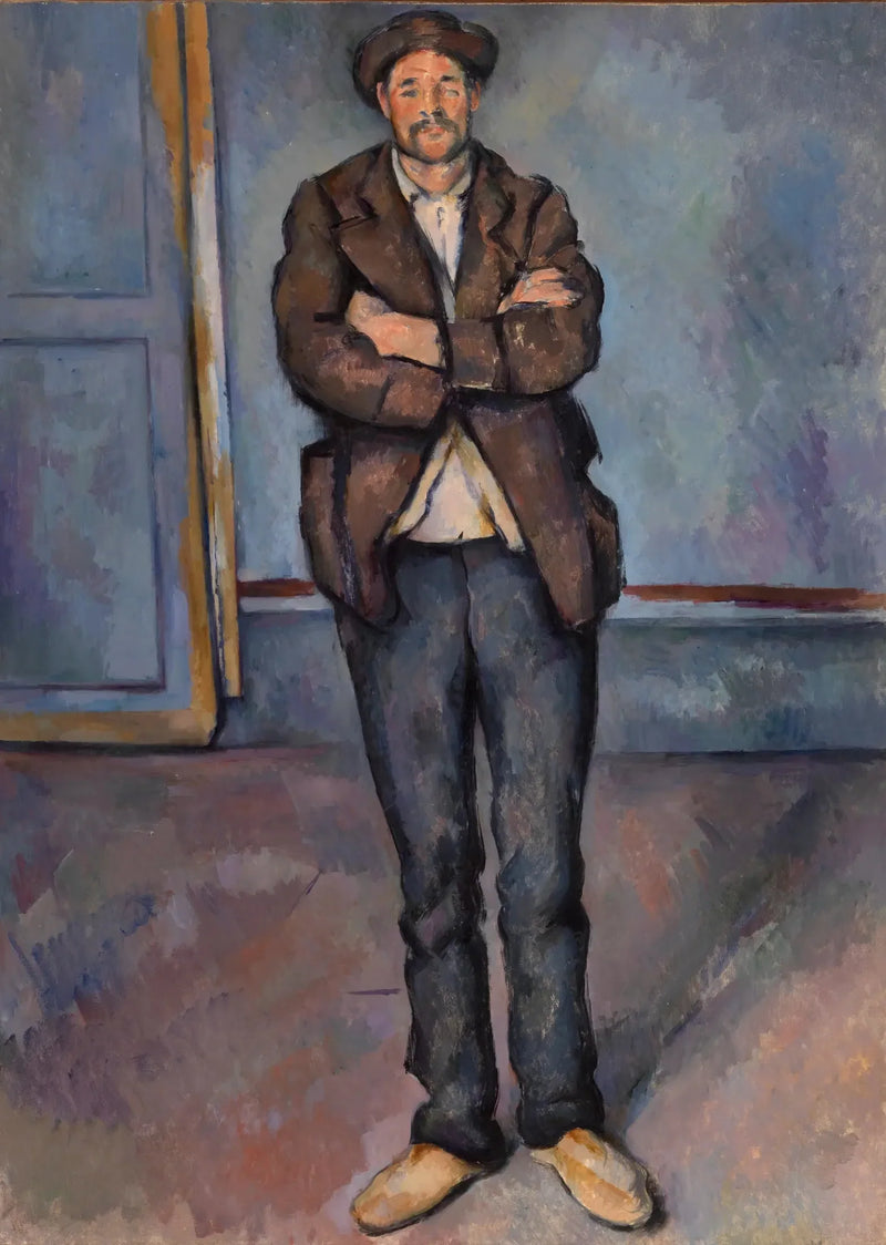 Stående bonde, med armarna i kors Stående bonde, med armarna i kors - Paul Cézanne