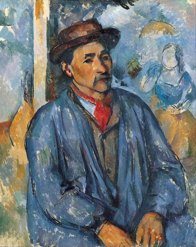 Bonde i blå blus - Paul Cézanne