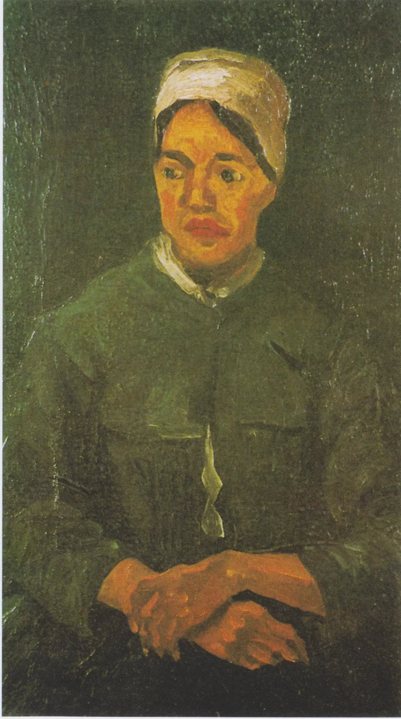 Bondkvinna, sittande (halvfigur) - Vincent van Gogh