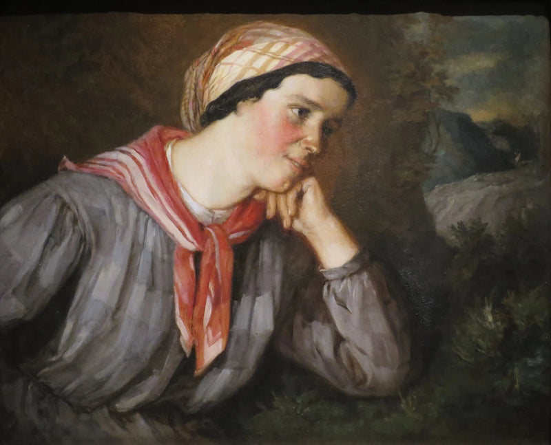 Paysanne i madras - Gustave Courbet