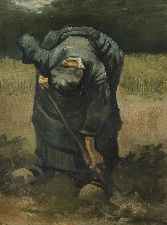 Bonde som gräver - Vincent van Gogh
