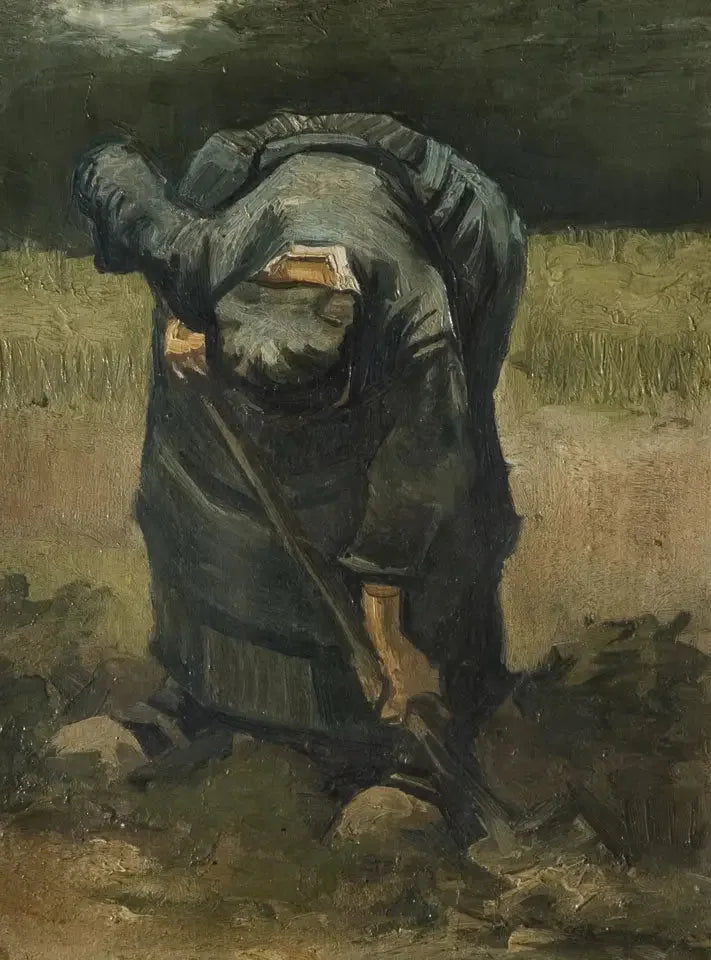 Bonde som gräver - Vincent van Gogh