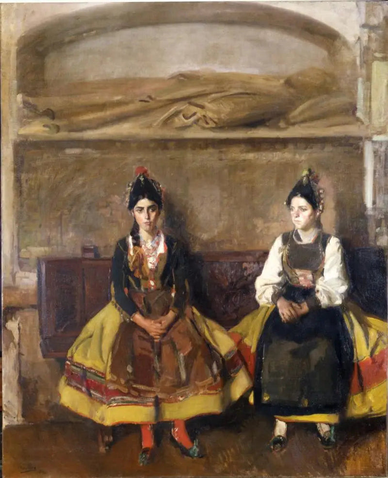 Bönder från Segovia (Pittoreska Spanien, Segovia) - Joaquín Sorolla