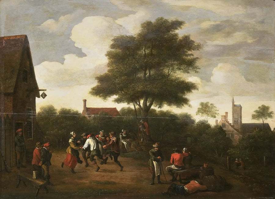 Bönder som dansar - David Teniers den yngre