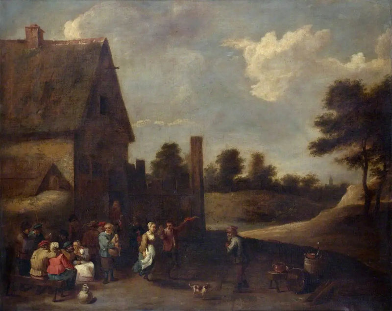 Bönder på fest - David Teniers den yngre