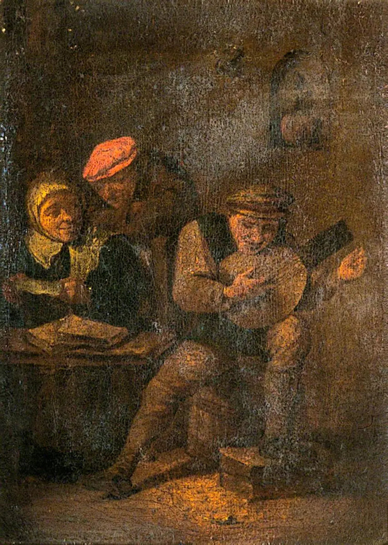 Holländska bönder - David Teniers den yngre