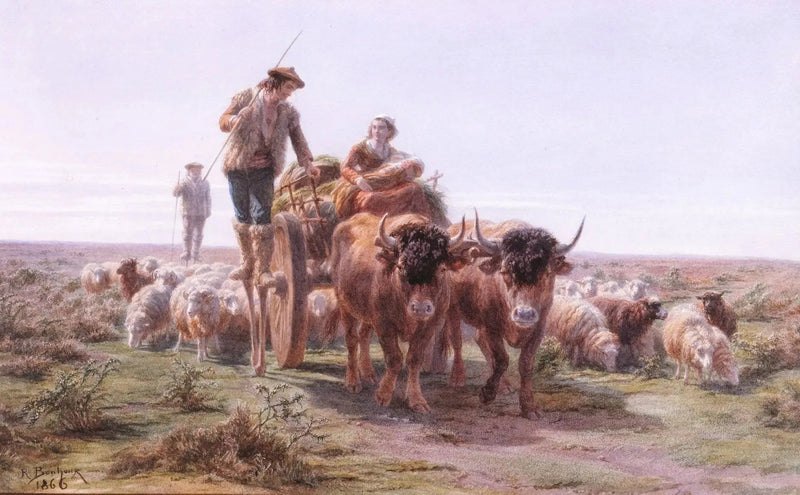 Landbönder från Landes på väg till marknaden - Rosa Bonheur