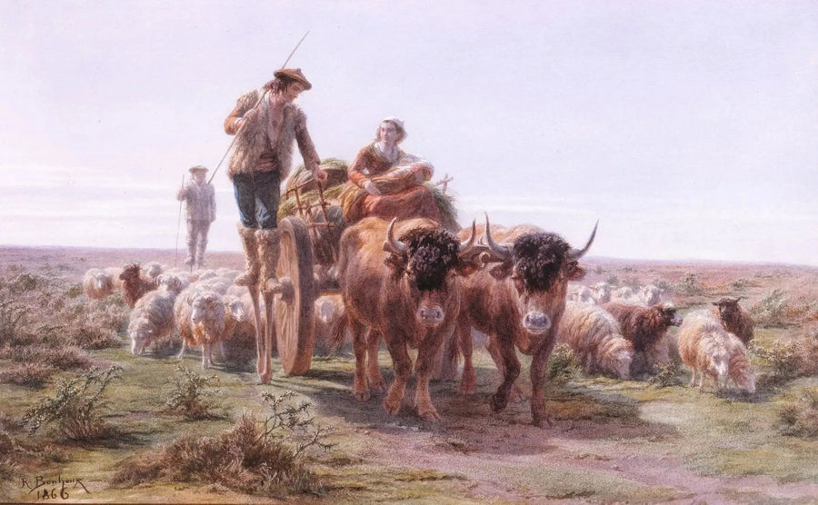 Landbönder från Landes på väg till marknaden - Rosa Bonheur