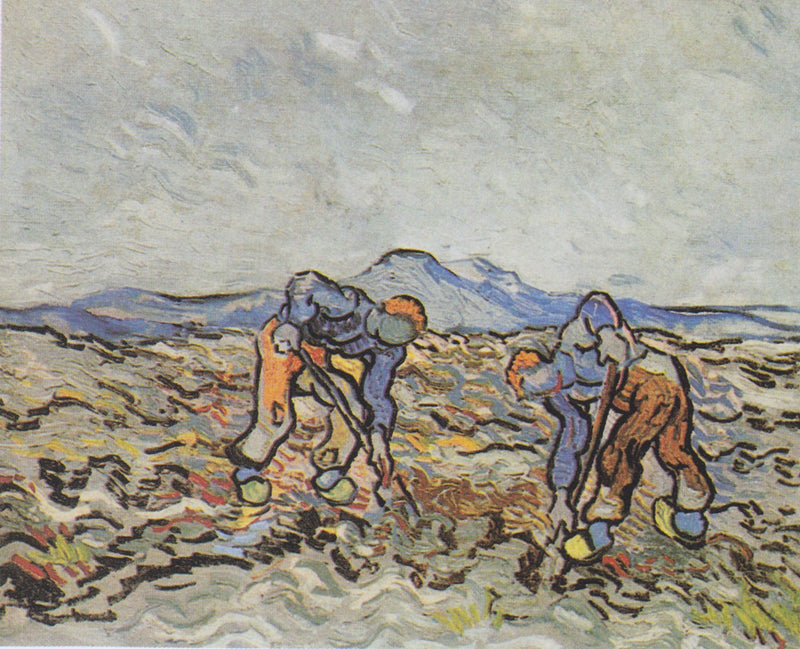 Bönder som plockar potatis - Vincent van Gogh