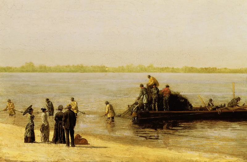Fisketur för alulax i Gloucester vid Delawarefloden - Thomas Eakins